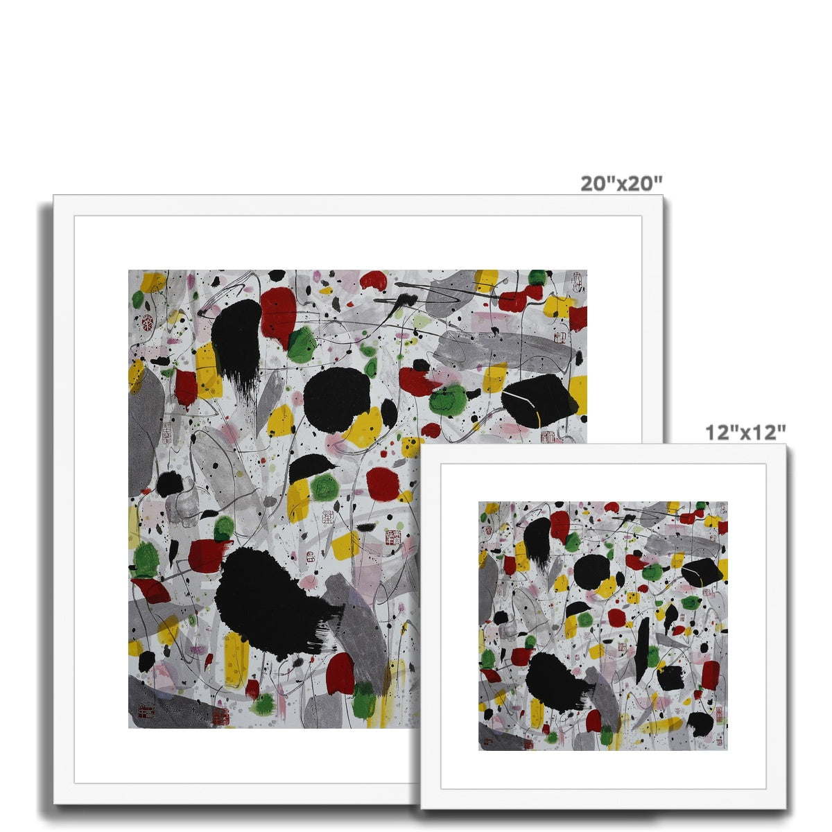 Wu Guanzhong contemporary Chinese art print for sale.