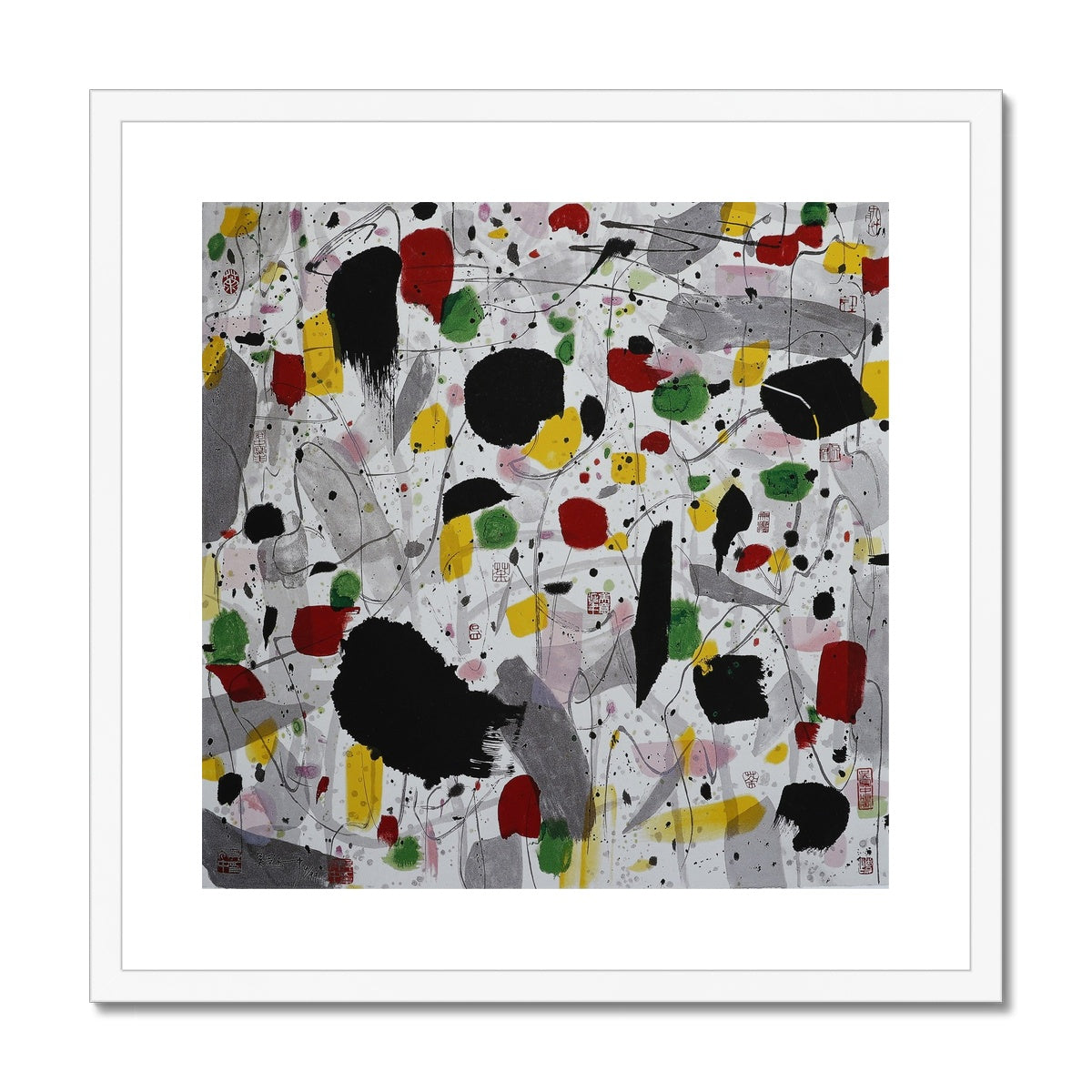 Wu Guanzhong contemporary Chinese art print for sale.