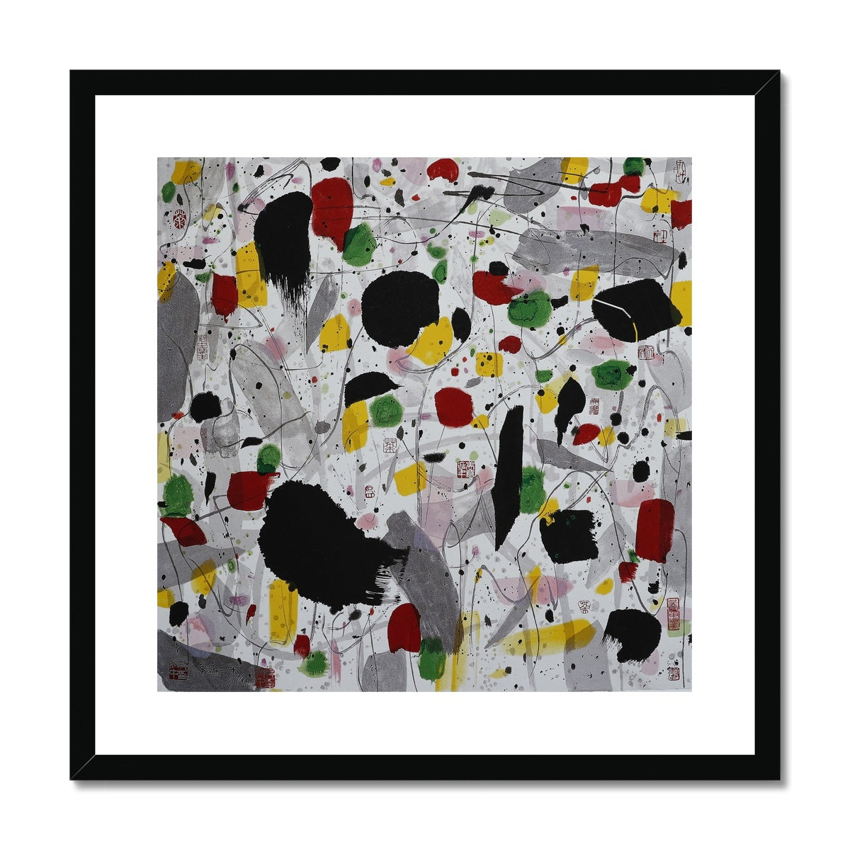 Wu Guanzhong contemporary Chinese art print for sale.