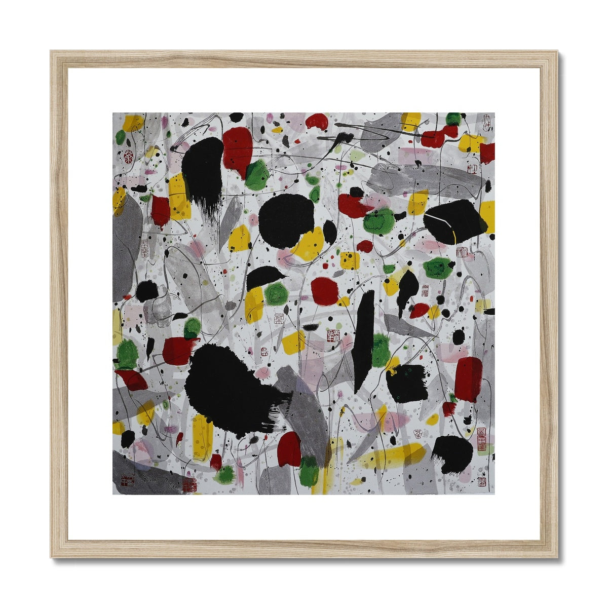 Wu Guanzhong contemporary Chinese art print for sale.