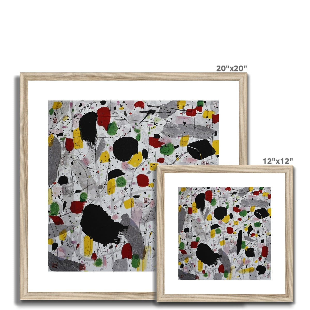 Wu Guanzhong contemporary Chinese art print for sale.