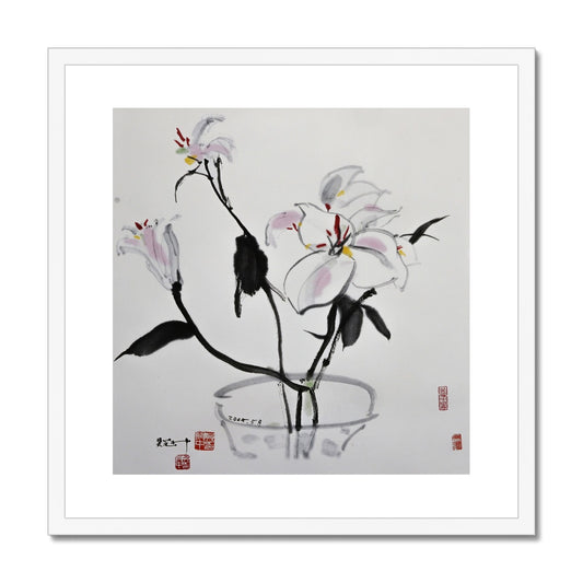 Wu Guanzhong contemporary Chinese art print for sale.